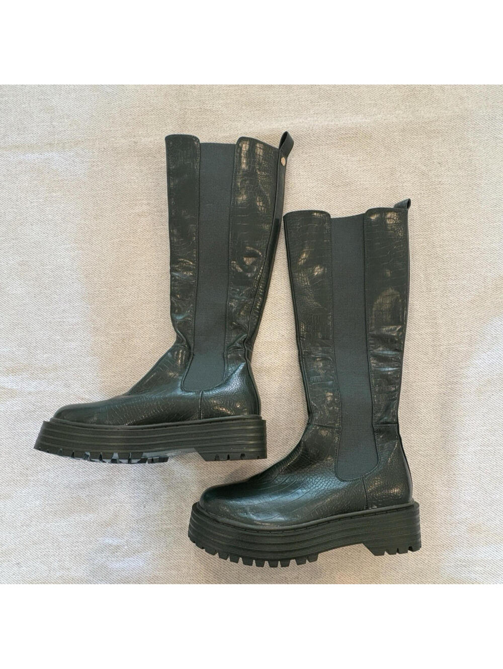 Azalea Wang Sue Knee High Boot (Women) Sz 9